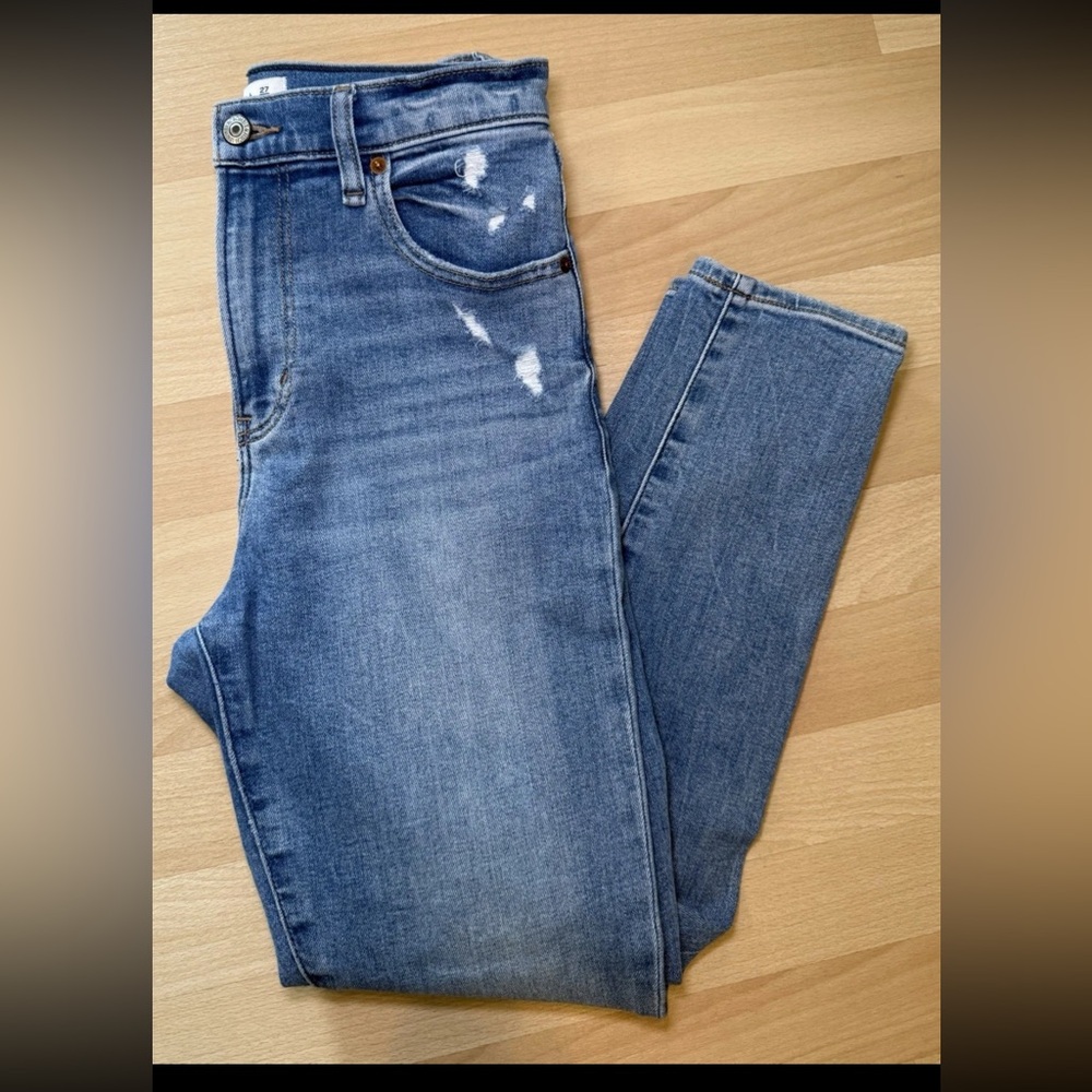 Abercrombie & Fitch Super Skinny Ankle High Rise Jeans 27 4R